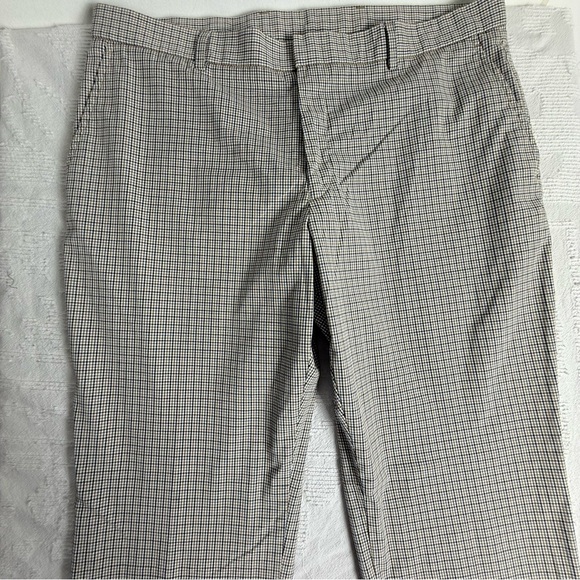 Men's Checkered Pants - Beige - Picture 2 of 4